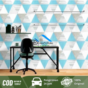 DNV - Wallpaper Dinding Motif Marmer 45cm x 5m Wallpaper Dinding PVC Premium High Quality