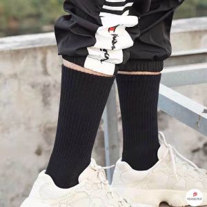 Tất cổ cao nam nữ Vớ nữ nam cổ cao chất liệu cotton mềm thoáng mát thấm hút mồ hôi dễ phối đồ