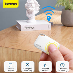 BASEUS มินิ GPS Tracker อัจฉริยะ Anti Lost ตัวติดตามบลูทูธสำหรับสัตว์เลี้ยง สุนัข Cat Key Phones กระเป๋าเด็กกระเป๋าสตางค์ Anti Loss Alarm Smart Tag Key Finder Locator