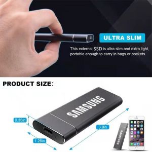 Samsung mobile solid state drive 16TB 8TB 4TB portable external hard drive USB 3.1 type-c High-Speed for Laptop/Mac/Phone