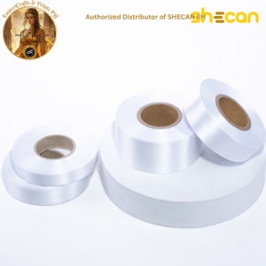 [ EsoteriCrafts ] SHECAN UV Satin Ribbon Clothing Labels - Washable & Vibrant Tags for Garment