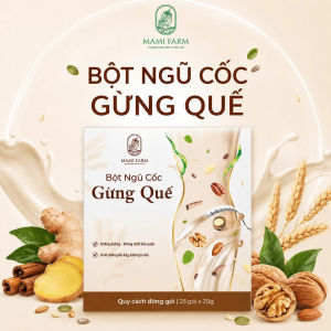 (Chính hãng) Bột ngũ cốc Gừng Quế (Sữa hạt Slim Care)– Eat Clean Ăn Kiêng Ít Calo Thay Bữa Ăn Nhanh Gọn