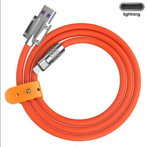 120w 6A Fast Charger cable Rotary interface game charger Usb Data Type-c Charger cables 6.0 For HUAWEI phone Gel Mobile Liquid Zinc Charge Silica Charging Bold Alloy usb3.0 with Samsung Xiaomi Redmi and iPhone