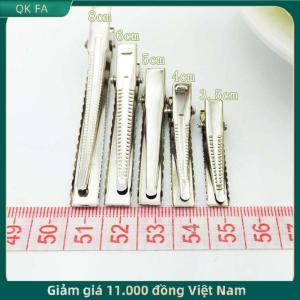 QK FA ✨ 50 cái kẹp tóc kim loại dẹt màu bạc thời trang kẹp tóc dẹt kẹp tóc kim loại