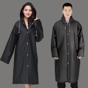 EV4 Jas Hujan Motor Jas Hujan Dewasa Jas Hujan Kancing Hoodie Raincoat