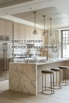 【SG Local Contractor】【Custom Furniture】Kitchen Renovation /Island Table /Kitchen Cabinet / Carpentry works