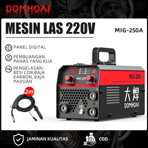 DOMHOAI 3IN1 Mesin Las MIG-400 Profesional Las Listrik Inverter Mesin Las Tampilan Digital Definisi Tinggi Portabel Mesin trafo las