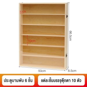 LVNI ตู้เก็บของโมเดลติดผนังหลายชั้น 3-7 ชั้น ตู้โมเดล ตู้โชว์กันฝุ่น ความจุขนาดใหญ่สวยงาม
