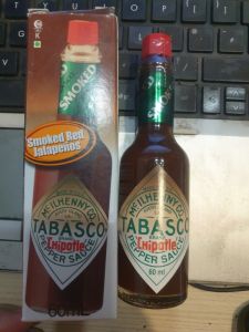 Sốt ớt “CHIPOTLE” hiệu Tabasco – chai 60ml nhập khẩu Mỹ