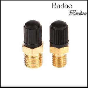 Badao 1PC DIY Accessories Air Compressor Tank Fill Valve Hexagonal Brass Tank Fill Valve M8 M10 Threaded Valve Core