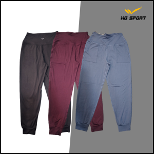Quần Tập Jogger Đồ Tập Yoga Gym Thể Thao Cao Cấp nữ Cạp Cao Gen Bụng Hg Sport QJ08