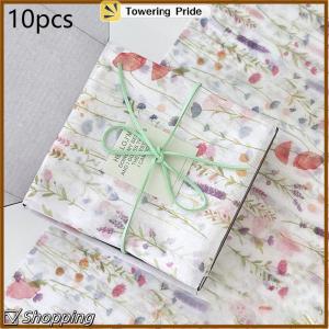 [Towering Pride] 10 tờ trắng hoa giấy bó hoa giấy gói Hoa Giấy gói bánh nướng quà