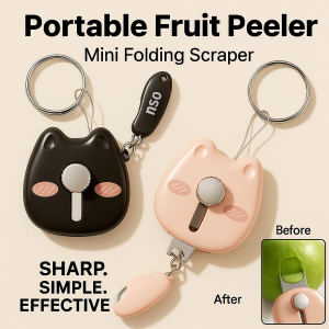 Folding Portable Dual Purpose Scraper Mini Fruit Peeler