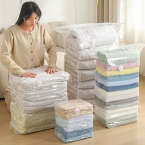 MZRTNZ Plastic Vacuum Compression Bag Thickened Three-Dimensional Vacuum Storage Bags Durable Reusable Clothes Quilt Packing Bag for Home