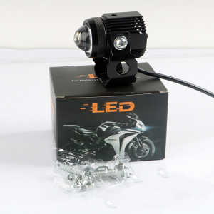 20W Dengan Kipas Lampu Tembak Laser Led Mini 2 Warna - Lampu Tembak Sorot Foglamp Mini Laser Gun/Universal 12-80V Grade A Dijamin TERANG Lampu tembak Laser LED D3 mini 2 warna High low putih kuning waterproof
