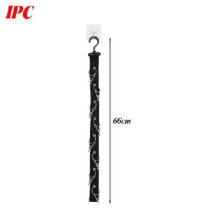 1/3PCS Hanging Hats Hooks 8 Clips Coat Clip Multi-Purpose Hooks Wardrobe Storage Hanger Closet Organizer Caps Rack Free Punch Hats Holder