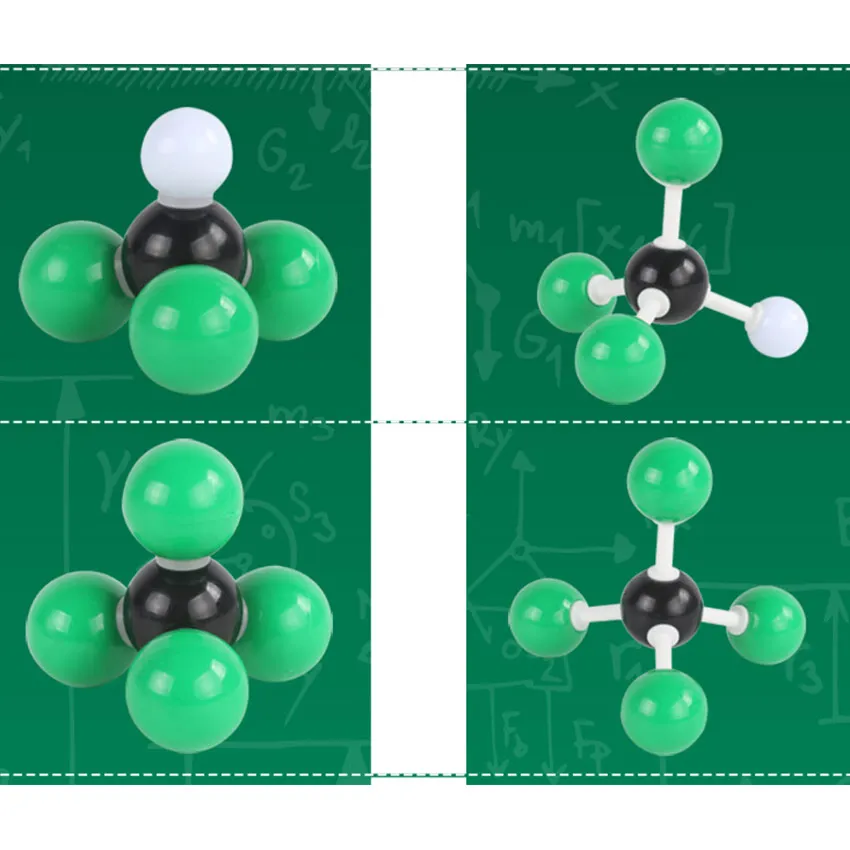 214 Piece Molecular Model Kit - Organic Chemistry Science Set For Students & Teachers With Storage Box