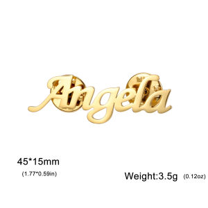 bros nama custom model tusuk paku lapis emas 24 k bisa buat nama kamu sendiri anti karat