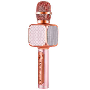 Micro Karaoke Bluetooth YS69 kèm loa bass mạnh hỗ trợ ghi âm chỉnh tone giọng vui nhộn pin sạc