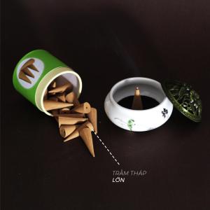 [100% TỰ NHIÊN] Nụ Trầm Hương nhỏ 40g (~60 viên) - Xông nhà khử mùi chiêu tài kích lộc hanh thông buôn bán