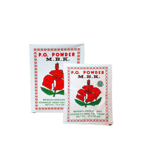 Rumah Cantik [BYE BYE BURKET | 136GR | BPOM] MBK Powder Putih - Silver - Menghilangkan Bau Keringat - Deodorant Powder - M.B.K - Sache