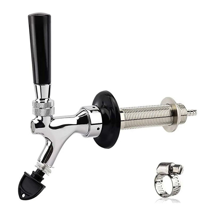 Home Brewing Beer Taps with 4'' Shank Assembly, Draft Beer Keg Faucet