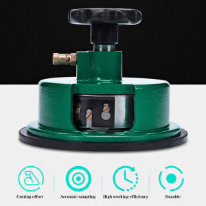 Vải Sampler Cutter Độ chính xác cao 100 sqcm vải Mặt Tròn Mẫu đĩa cắt trọng lượng vải cắt dệt vải GSM lấy mẫu cho vải thiết bị trọng lượng dụng cụ Sampler cắt giấy (màu xanh lá cây)