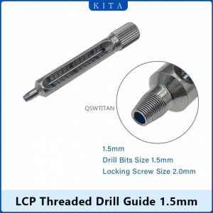 ชุดเครื่องมือศัลยกรรมกระดูกสัตว์ KITA-LCP พร้อมสกรูล็อคและไกด์เจาะ 1 ชิ้น