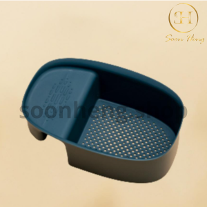 Sink Drainer/Strainer Basket – Multi-Function Kitchen Waste Filter & Vegetable Washer (Blue)