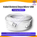 [COD] KABEL CHARGER CAMERA KAMERA CCTV MICRO USB PANJANG KABEL 5 METER. 