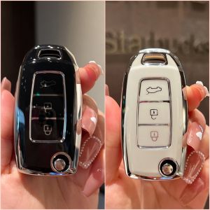 Ốp chìa khóa ô tô TPU dẻo các dòng xe Toyota Honda Mitsubishi Peugeot Nisan Lexus..Chìa Khóa Độ Gập Chìa Độ