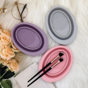 Mangkok Pembersih Kuas / Alat Cuci Silikon Pembersih Kuas Makeup Brush