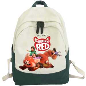 Tas Sekolah Ransel Anak Perempuan Laki Laki Waterproof Custom Nama Free Name Karakter Turning Red