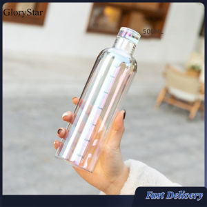 GloryStar 500ml Water Cup With Time Marker Portable Large-capacity Transparent Drink Bottle Sport Water Bottles