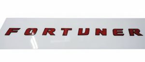 Fortuner car hood name brand Emblem