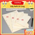 Giấy Refill, Giấy Sổ Còng, Giấy Binder  Dày 100gsm Dot-Gird-Line-Blank A6 A5 6 Lỗ B5 9 Lỗ A4 4 Lỗ. 