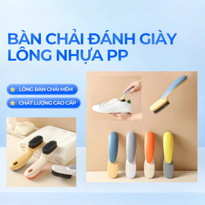 Bàn Chải Đánh Giày Lông Nhựa PP Mềm Mại Bàn Chải Đa Năng Cầm Tay Thoải Mái Tiện Lợi Nhiều Màu