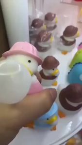 Squeeze Ball Fidget Duck Interactive Miniature Novelty Prank Toy Pops Out Animal Funny Gift for Adults Kids Pressure