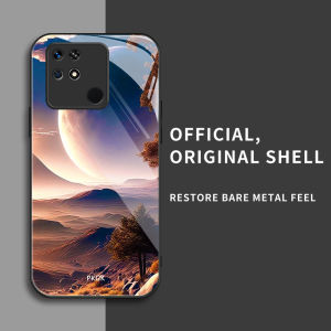 สำหรับ Xiaomi Redmi 10C เคสศัพท์ป้องกันการตก ลายทิวทัศน์ทะเลทราย บุคลิกภาพทันสมัย