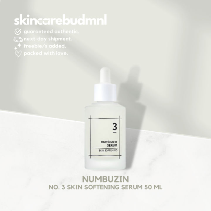 Numbuzin No. 3 Skin Softening Serum 50 ml by skincarebudmnl Lazada PH