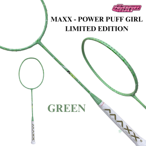 Raket Badminton Maxx Power Puff Girl Pink Green Blue Original Limited Edition