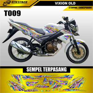 Stiker Striping Variasi Transparan Vixion Old