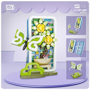 LOZ IDEAS Mini Block 1932 / 1933 Flower Jewelry Box Butterfly Sunflower Gift Decoration Building Block Brick *Ready Stock*