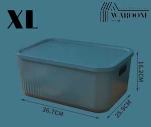 (READY STOCK)Storage Box with Lid|Multipurpose|Kotak Simpanan|Kotak Baju|Cheaper|Large Capacity|Kitchen|Bedroom|Bathroom