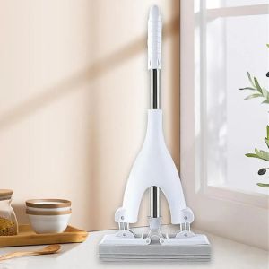 THTZI Reusable Small Mop Portable Short Handle Counter Cleaner Lightweight Efficient Handheld Cleaner Tabletop
