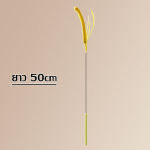 ของสัตว์เลี้ยง ไม้ล่อแมว ปลายขนไก่ ขนนก ไม้ตกแมว ไม้แมว ด้ามจับกระชับมือ ไม่ล่อแมว ของเล่นแมว ก้านสปริง ไม้ตกแมวขนนก ก้านยาว 50 cm มี 2 สีให้เลือก