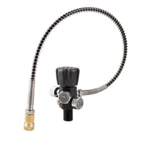 Hpa Scuba M18 * 1.5 Xi lanh khí Refill điền Bộ chuyển đổi sạc cung cấp van 50cm ống dẫn khí 4500psi 300bar softair trạm lặn