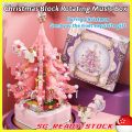 [SG READY STOCK]Christmas Blocks Music Box Christmas Gifts Kids Toys Building Kit Santa Elk New Year Gifts. 