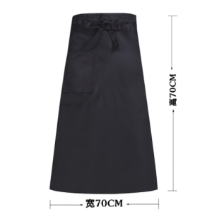 【READY STOCK】Chef Apron Half Body Restaurant Kitchen Striped Apron Chef uniform
