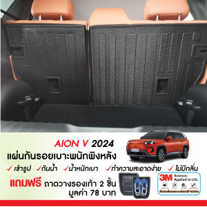 AION V 2024 - ปัจจุบัน แผ่นกันรอยเบาะ พนักพิงหลัง (2ชิ้น) กันรอยเบาะหลัง ของแต่ง ชุดแต่ง ประดับยนต์